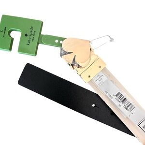 NEW Kate Spade Gold and Cream Reversible Belt